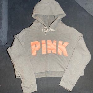 VS PINK cropped hoodie size L